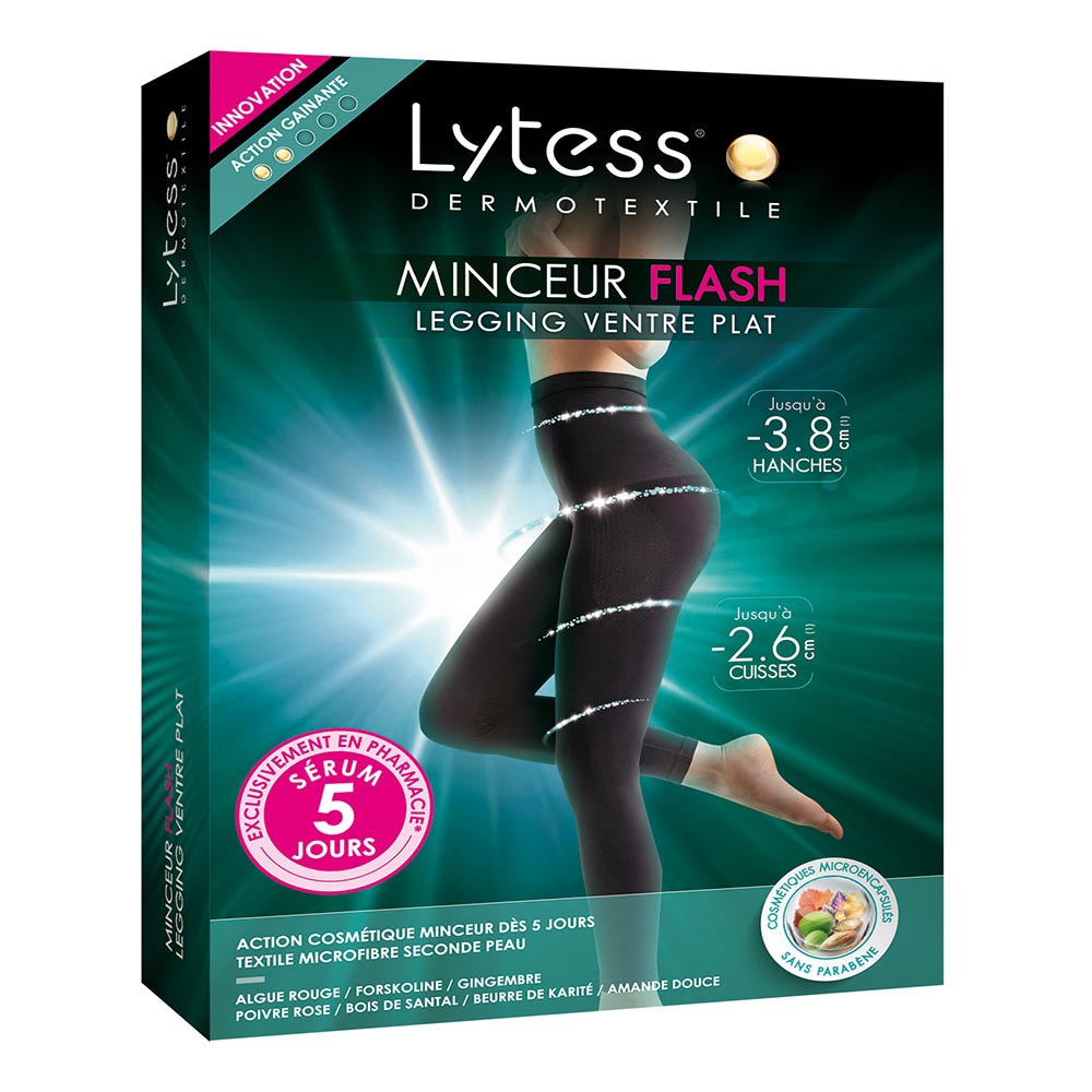 Lytess Flash Black Slimming Flat Belly Legging