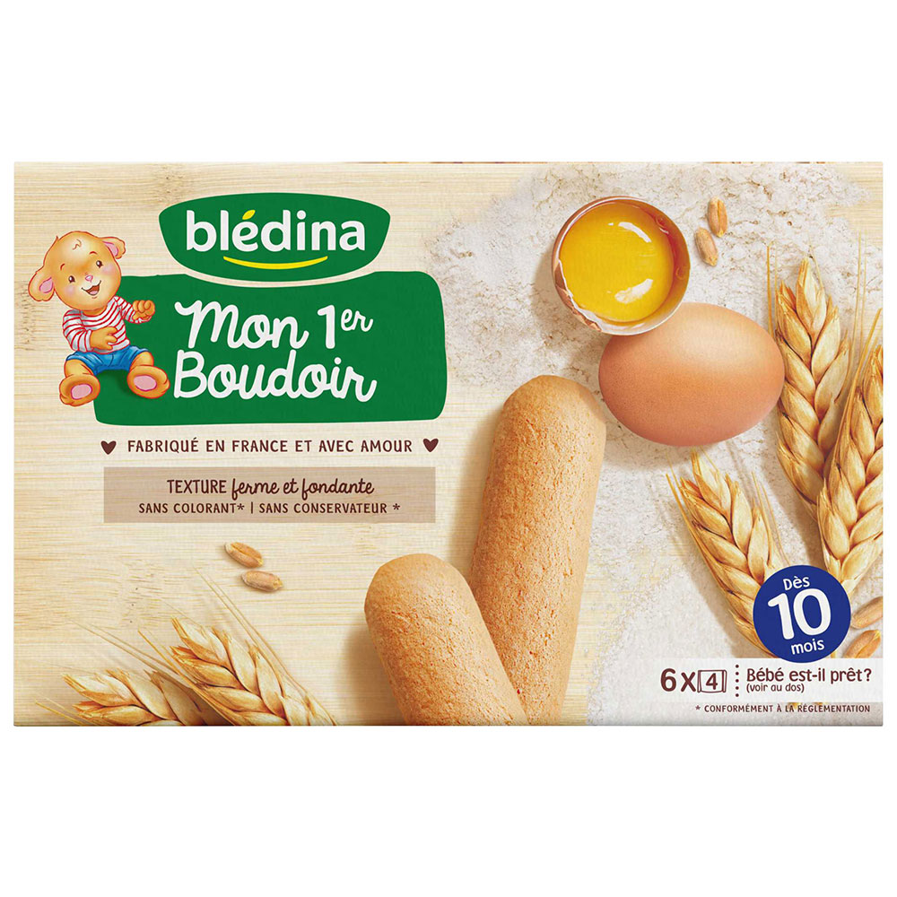 Blédina Mon 1er Boudoir From 10 Months 6 Sachets X 4 Boudoir Biscuits