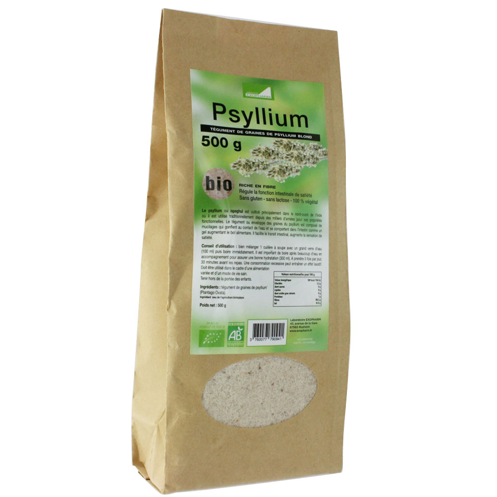 Exopharm Psyllium Tegument Blond Bioes 500g