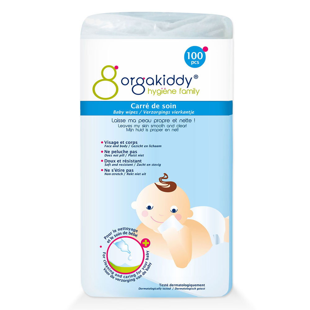 Orgakiddy Non-Woven Care Carre X100