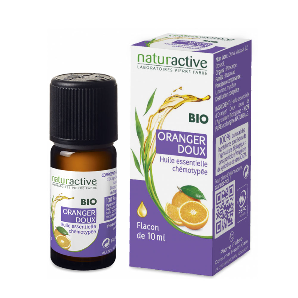 Naturactive Sweet orange organic essential oil 10 ml