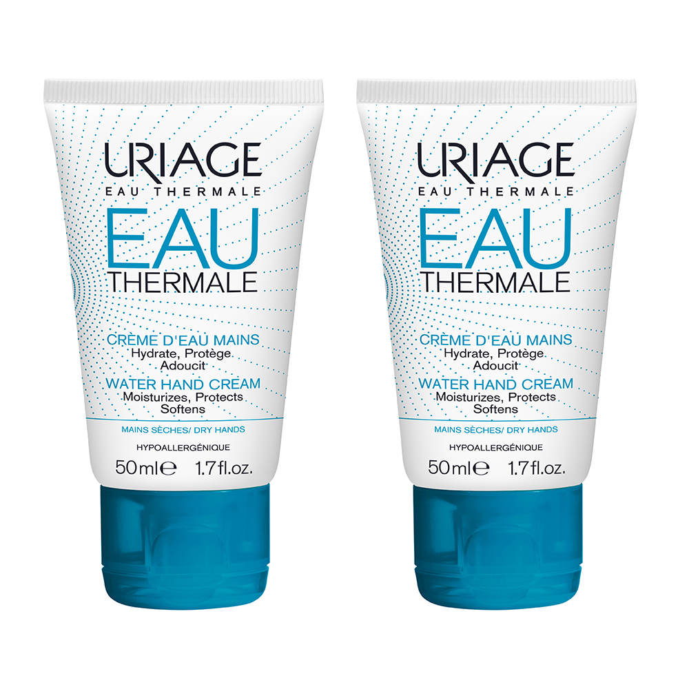 Uriage Thermal water and hydration Uriage Creme D'eau Dry Hand Cream X 2 2x50ml