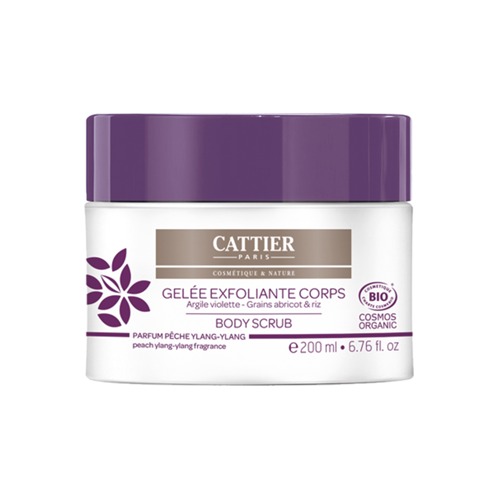 Cattier Organic Peach & Ylang-ylang Exfoliating Gel 200ml
