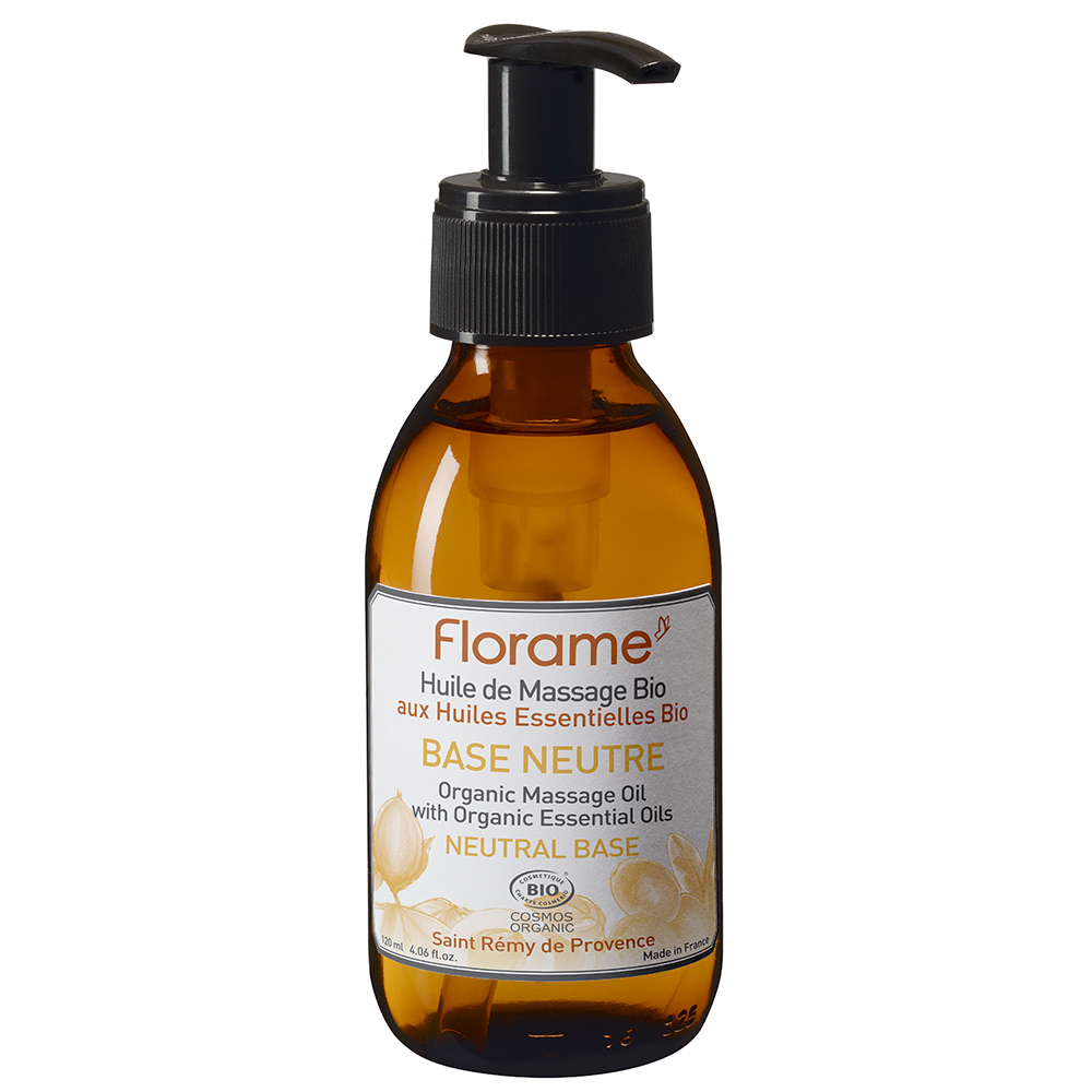 Florame Massage Oil Huile De Massage Base Neutre Bioes 120ml