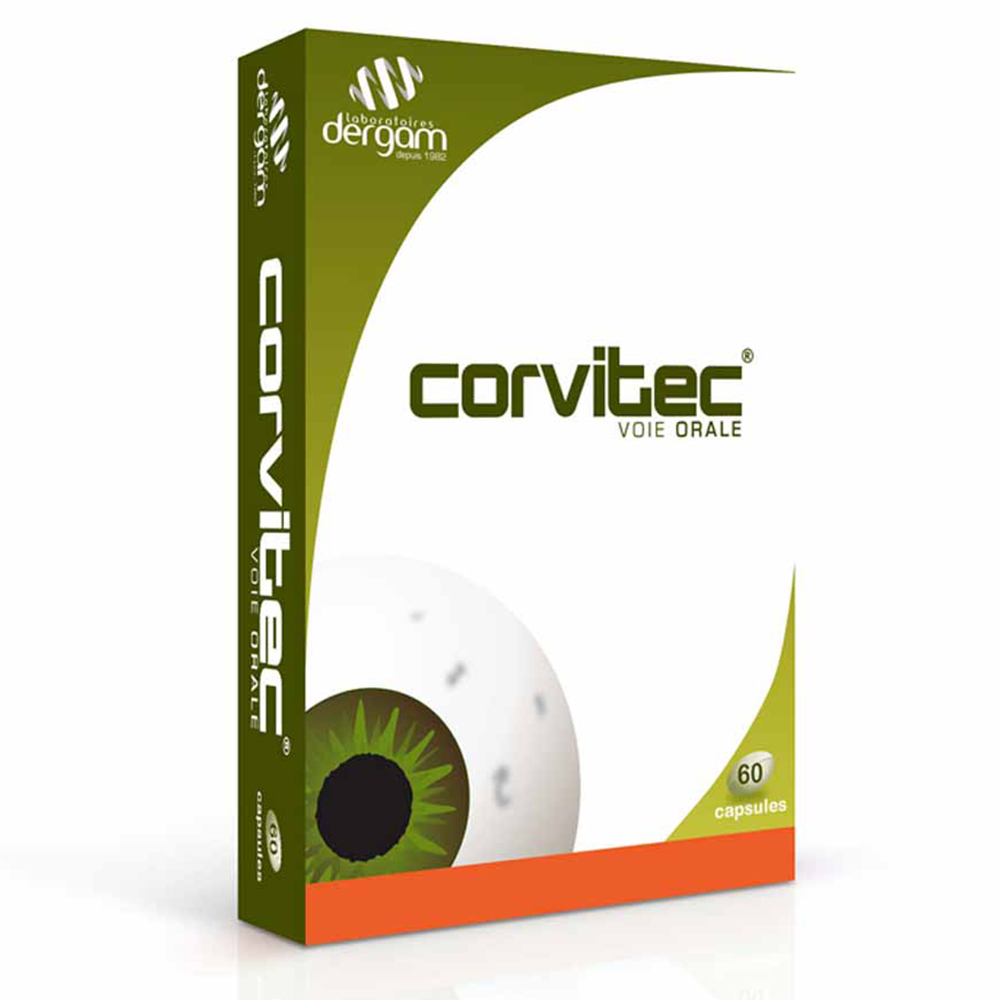 Dergam Corvitec Eye Flies 60 Capsules