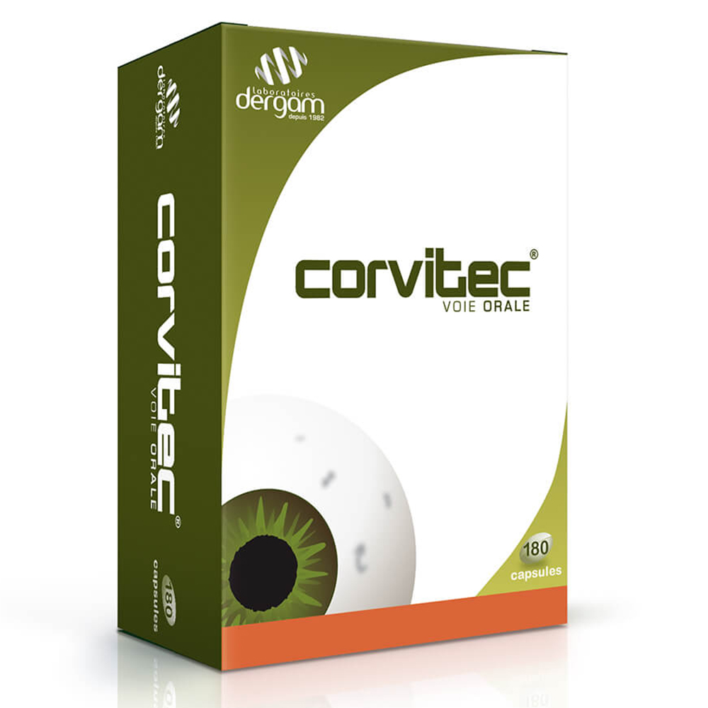 Dergam Corvitec visual comfort 180 capsules