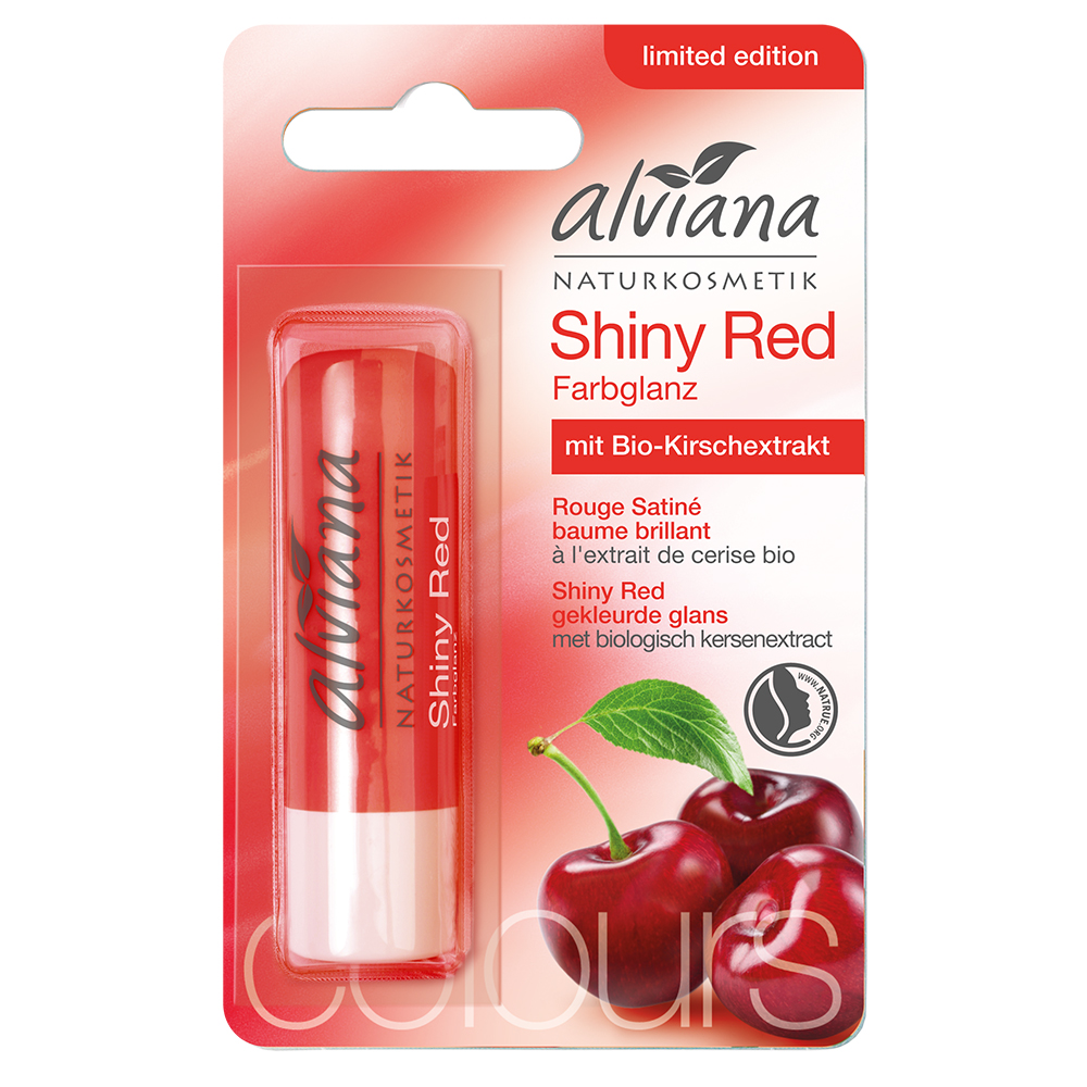 Alviana Shiny red cherry lip balm 4.5 g
