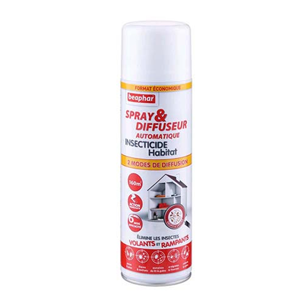 Beaphar Insecticide Spray And Diffuser Habitat 500ml