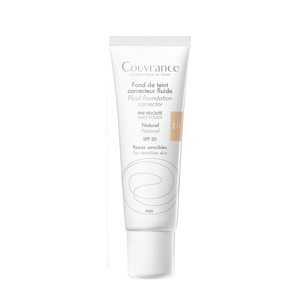 Avène Couvrance Corrective fluid foundation with velvety finish, SPF20 for sensitive skin 30 ml