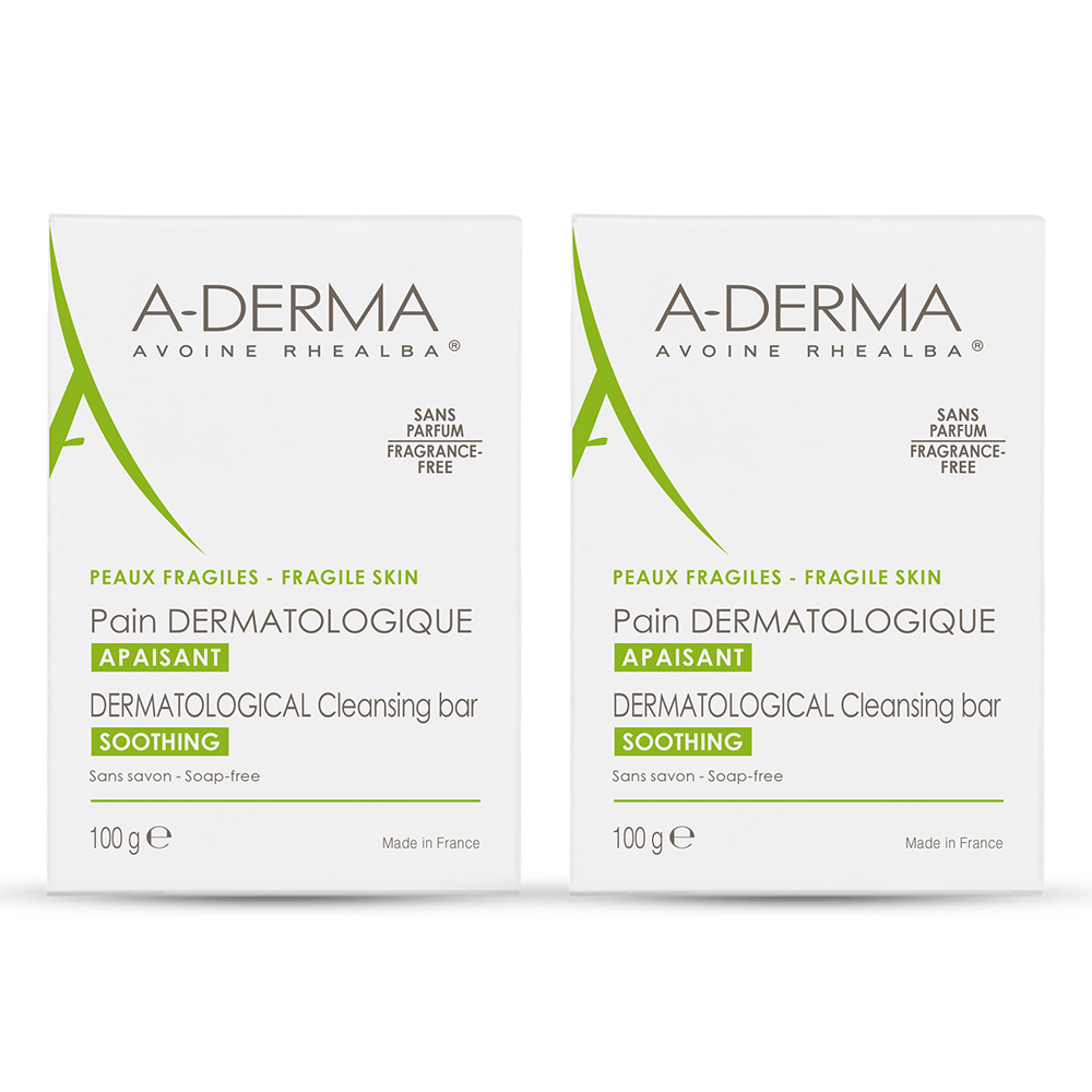 A-Derma Rhealba oats Dermatological soap for delicate skin Irritated Skin 100g