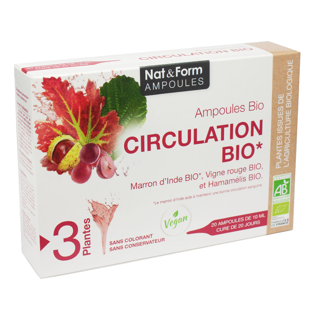 Nat&Form CIRCULATION BIOES 20 ampulas