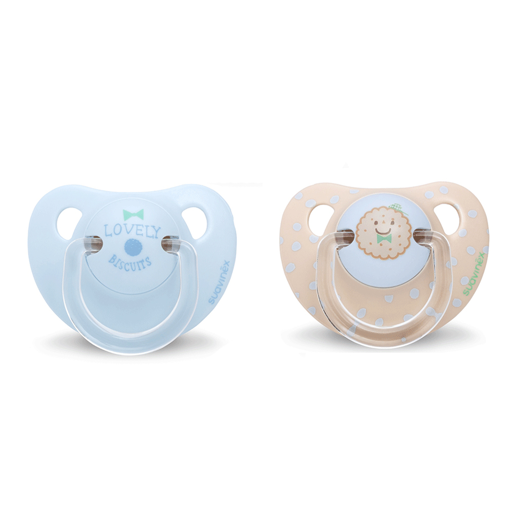 Suavinex Suavinex Total Look Physio Silicone Pacifier Lovely Biscuitcollection 0-6 Months