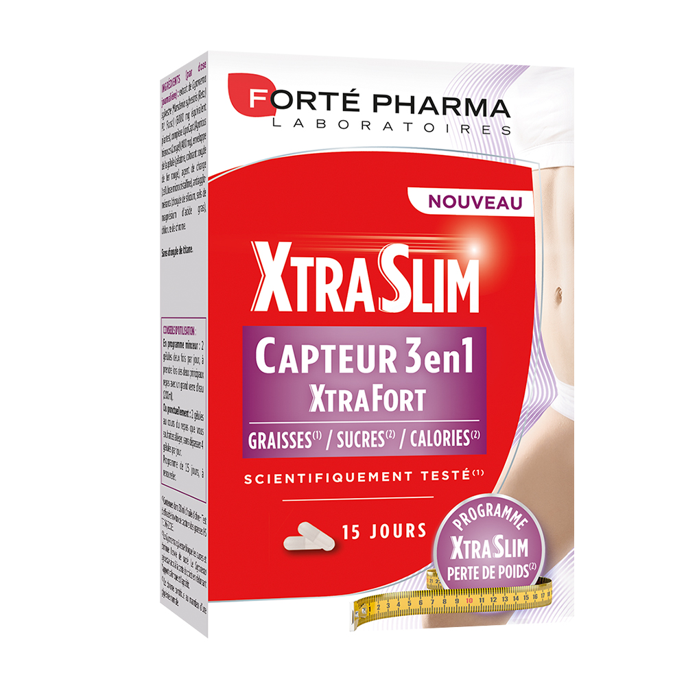 Forté Pharma XtraSlim Triple fat, sugar and calorie binder 60 capsules