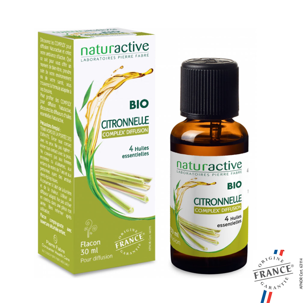 Naturactive Organic Complex' Diffusion Lemongrass 30ml