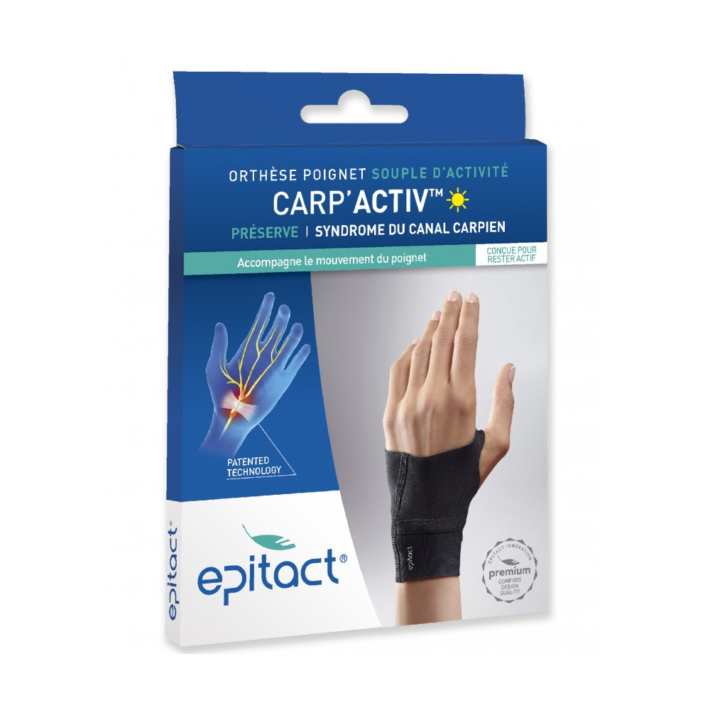 Epitact Carp'activ Orthese Souple D'activite Pour Poignet