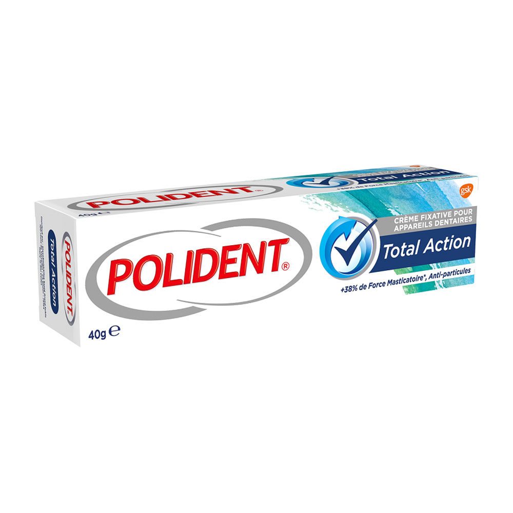 Polident Total Action Dental Fixing Cream 40g