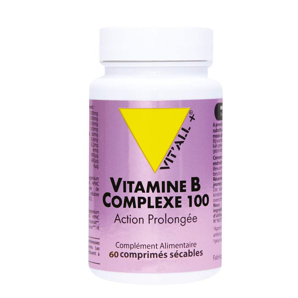 Vit'All+ Vitamin B complex 100 prolonged release 60 tablets