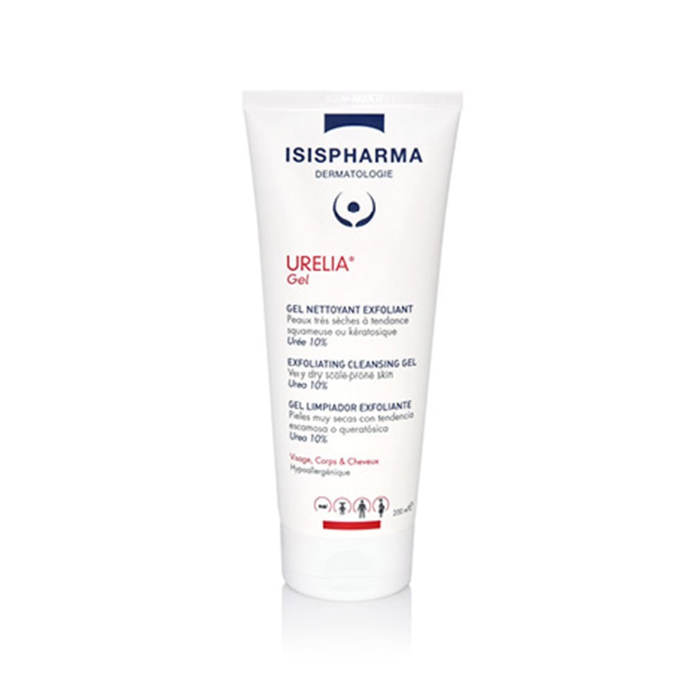 Isispharma Urelia Exfoliating Cleansing Gel For Very Dry Skin With Atopic Tendencies 200ml