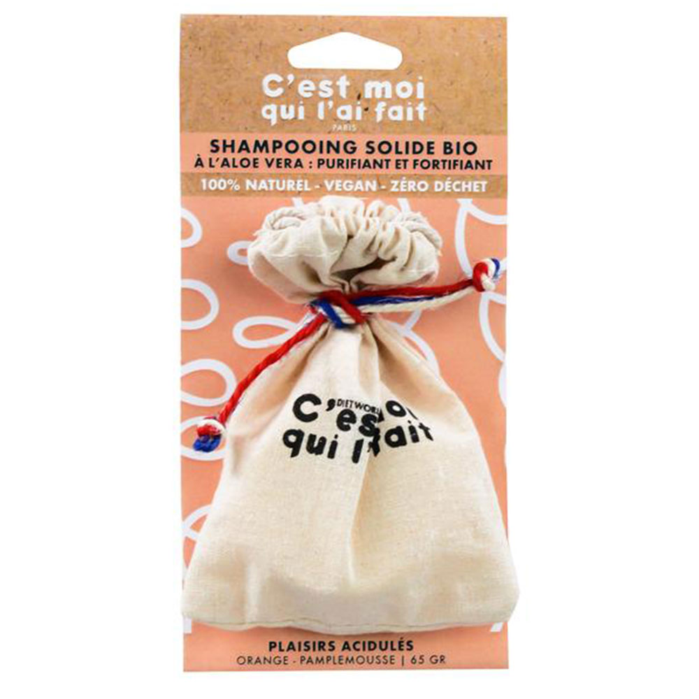 Diet World C'est Moi Qui L'ai Fait Solid Pyrifying Shampoo Aloe Vera 65g