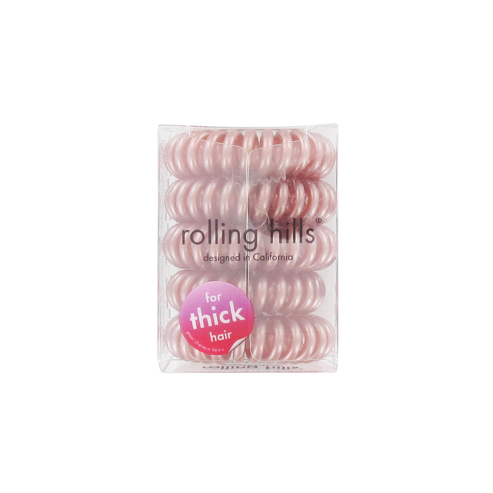 Rolling Hills Thick Invisible Hair Elastic X5