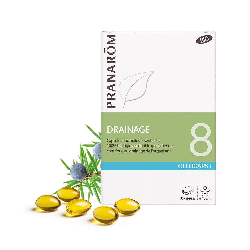 Pranarôm Oléocaps N°8 Drainage Bioes 30 Oleocaps+ capsules