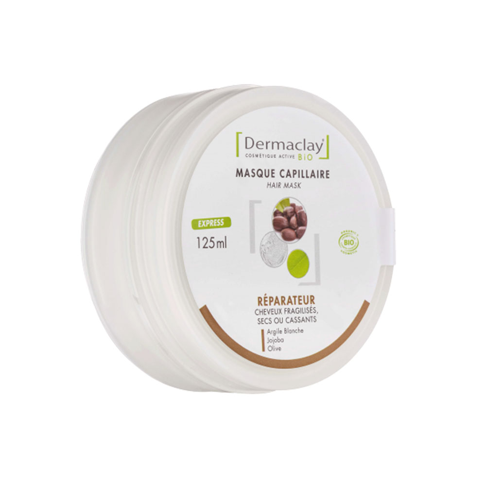 Dermaclay Repairing organic hair mask dry or damaged hair 250 ml