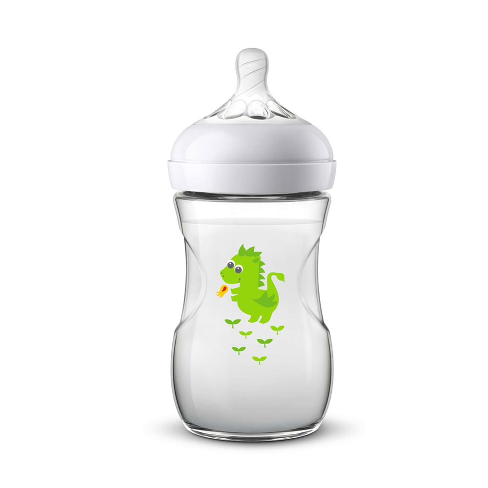 Avent Natural Response Biberon Pp Debit Lent Collection Feerie Des 1 Mois 1 Mois et + 260ml