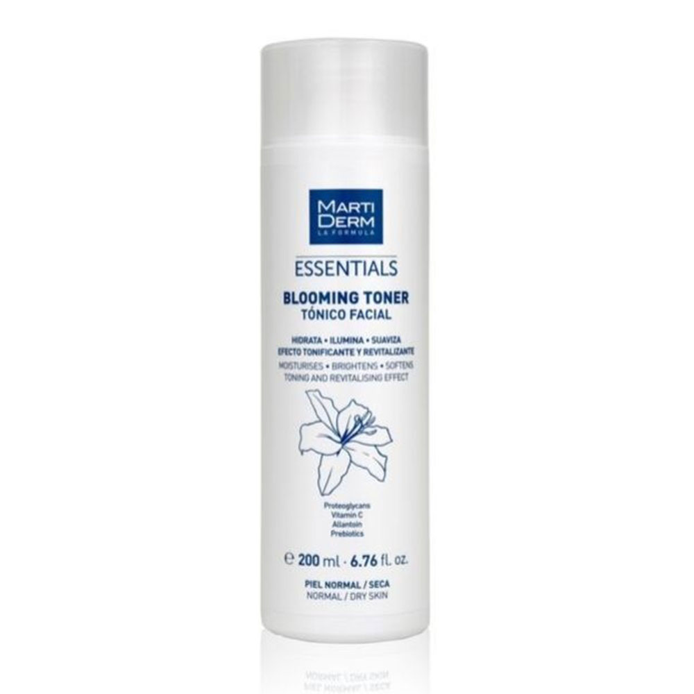 Martiderm Essentials Blooming Toner Normal To Dry Skin Peaux normales à sèches 200ml