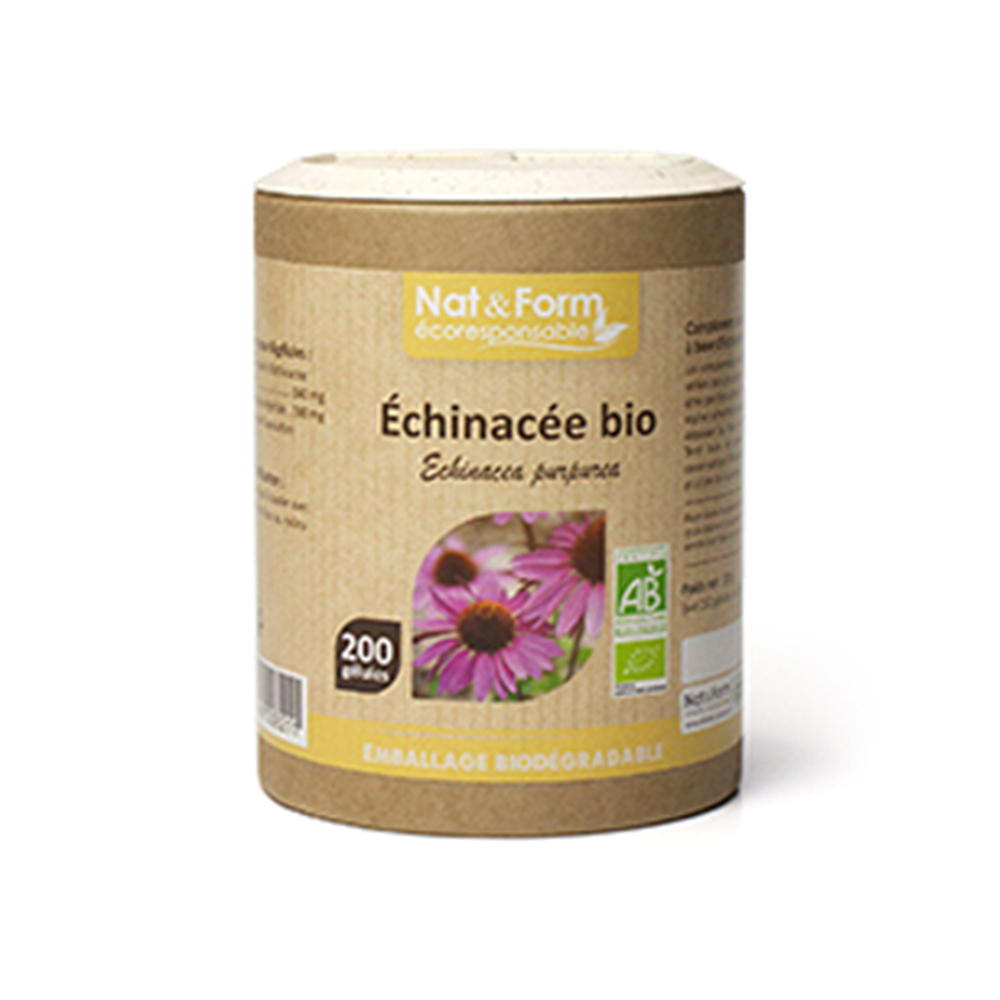 Nat&Form Echinacee Bio 200 Vegetable Gelules Nat&amp;Form
