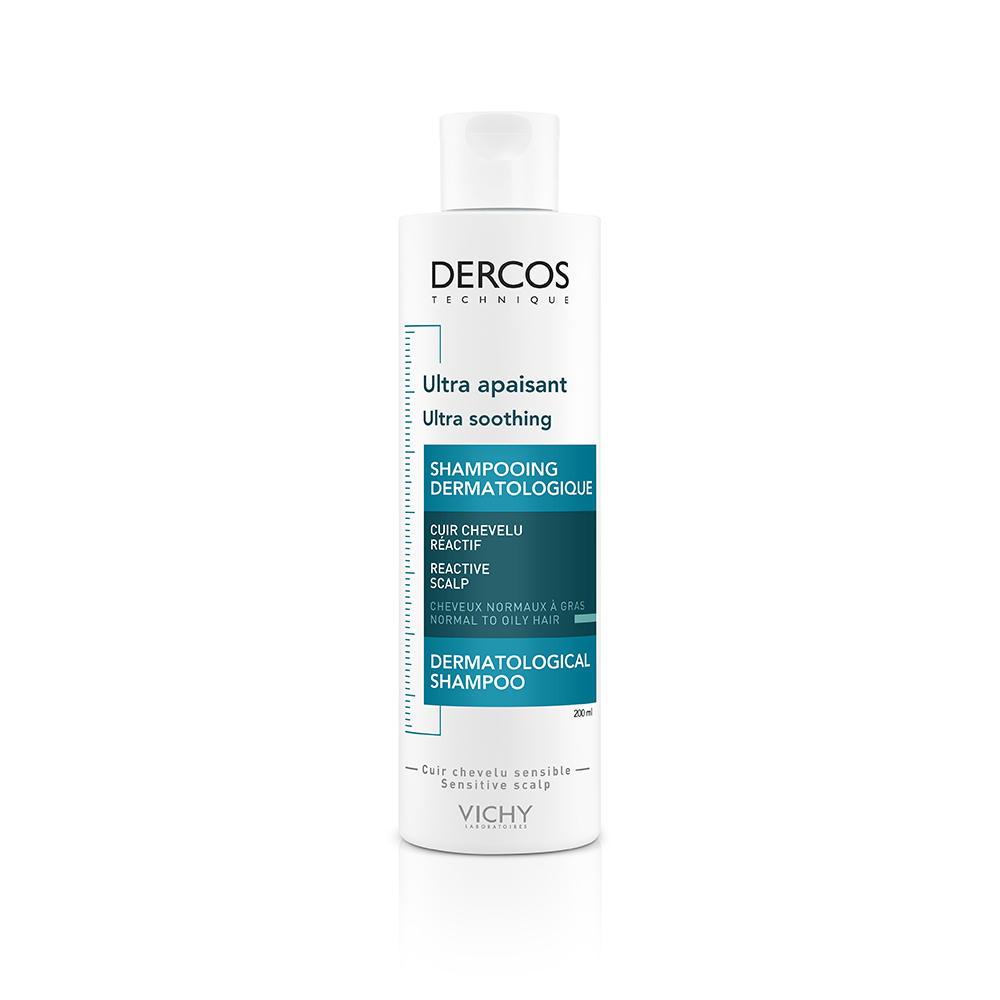 Vichy Dercos Ultra-soothing shampoo for normal to oily hair 200 ml