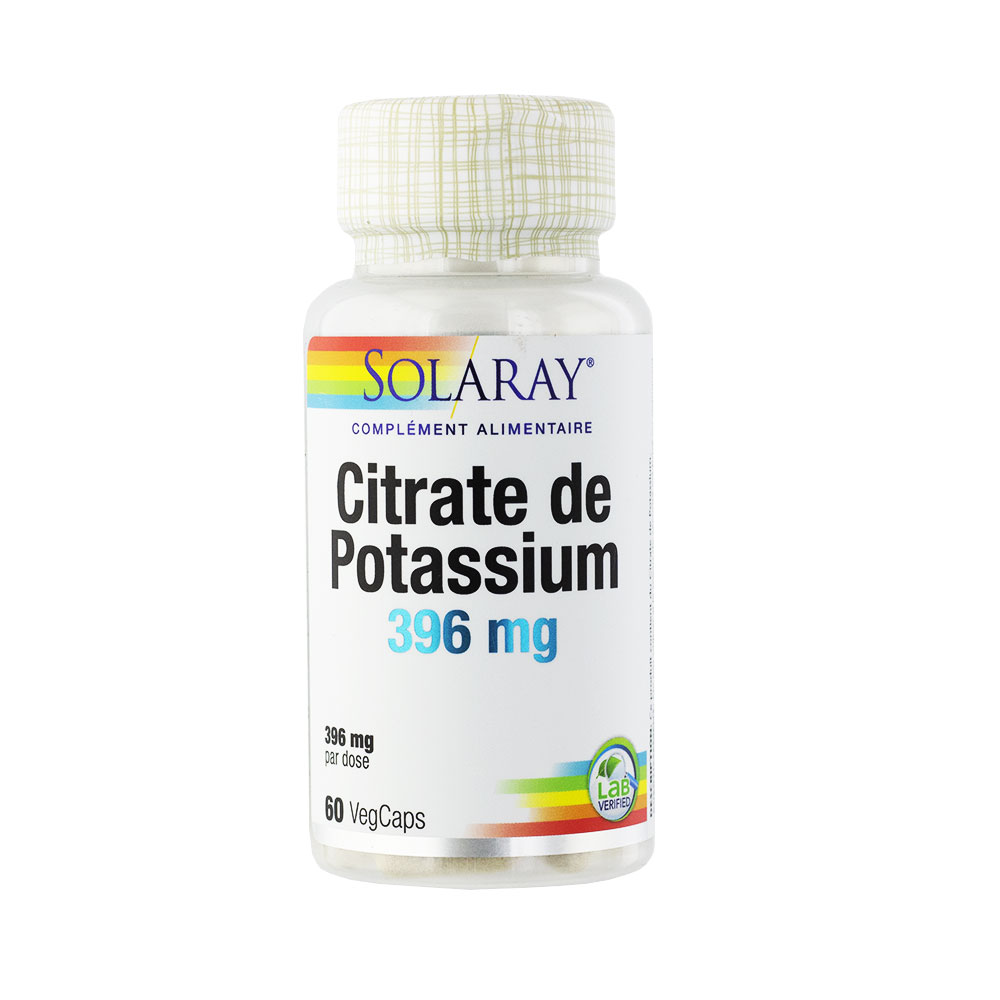 Solaray Potassium citrate 396 mg