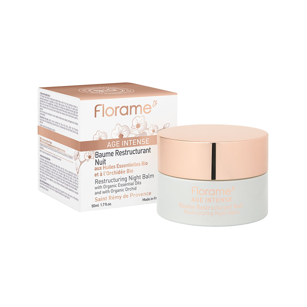 Florame Restructuring Night Balm Mature Skin Bio Age Intense 50ml