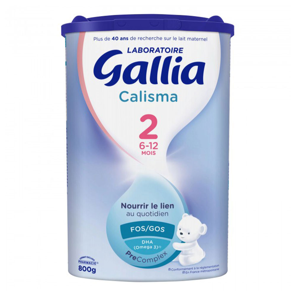 Gallia Calisma Follow-up milk powder suitable from 6 to 12 months 800 g