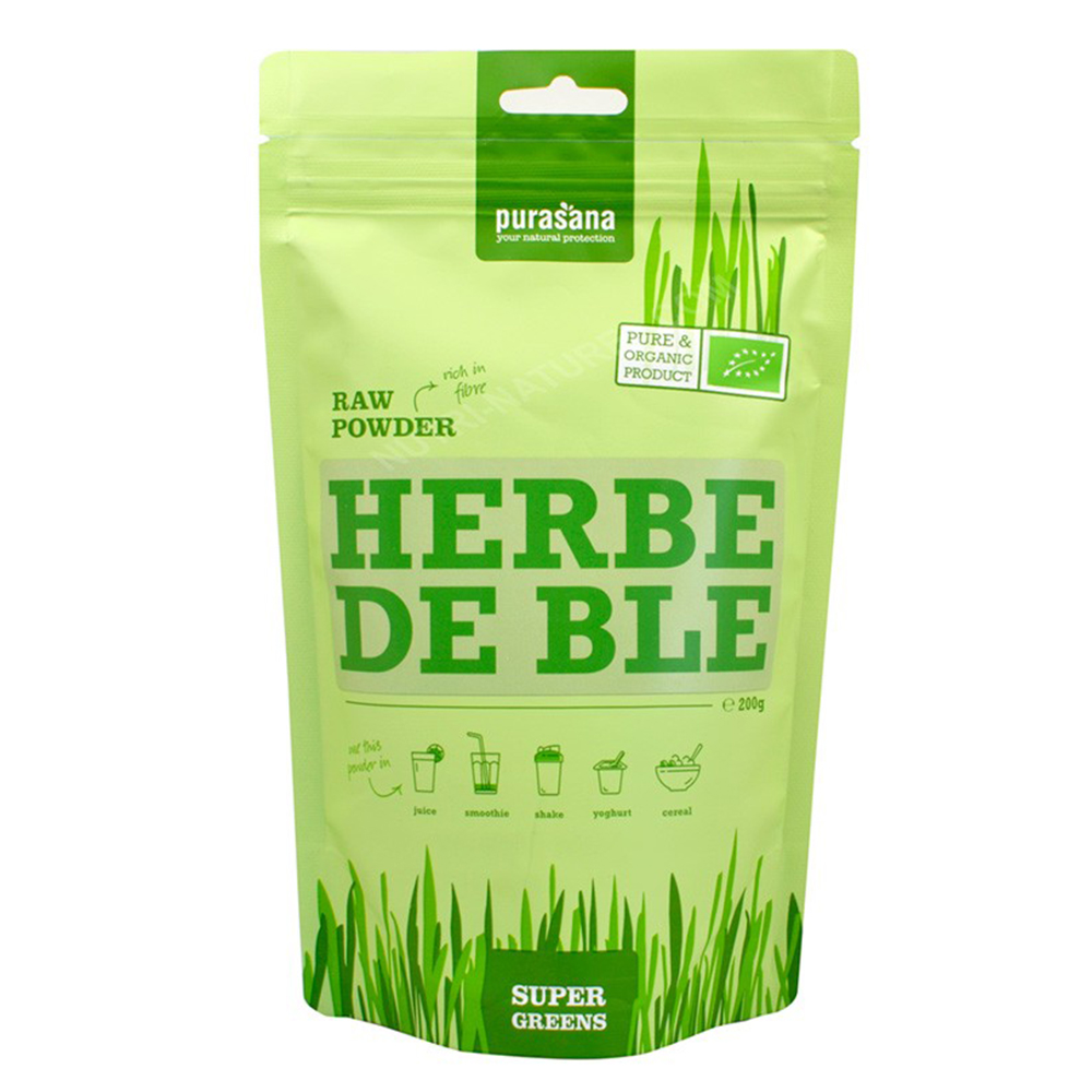 Purasana Organic Wheatgrass Powder 200 g