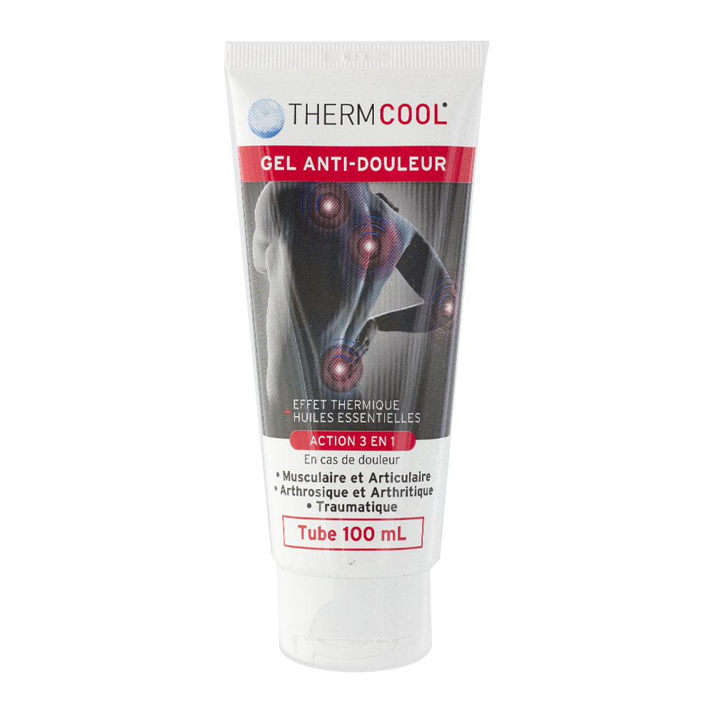 Bausch&Lomb ThermCool&Hot Thermcool Anti Pain Gel Roll On Cold With Essential Oils 100ml