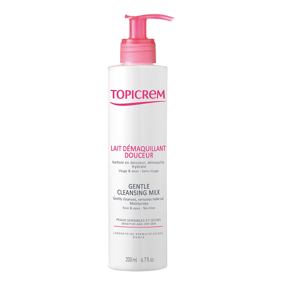 Topicrem Douceur Gentle Cleansing Milk Sensitive Skins Peaux Sensibles 200ml