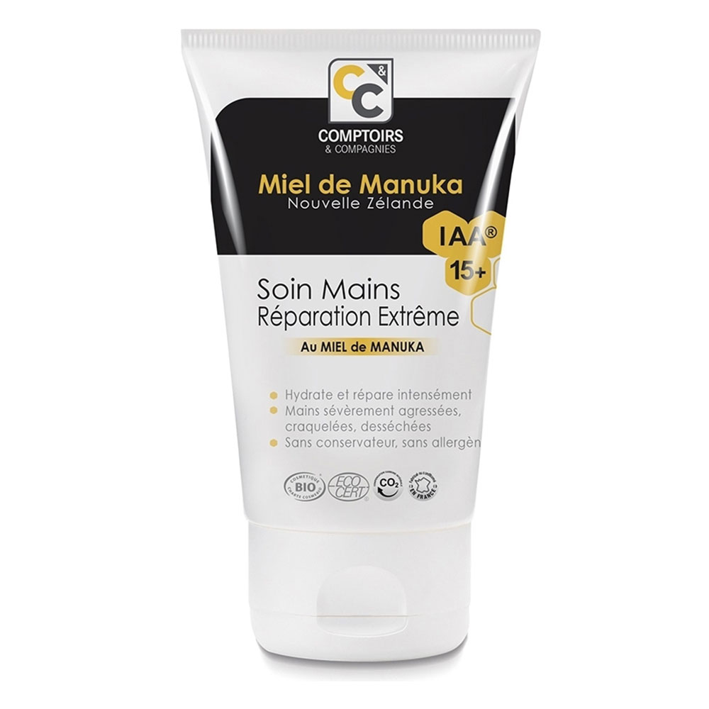 Comptoirs Et Compagnies Iaa15+ Organic Repairing Hands Care With Manuka Honey 50ml