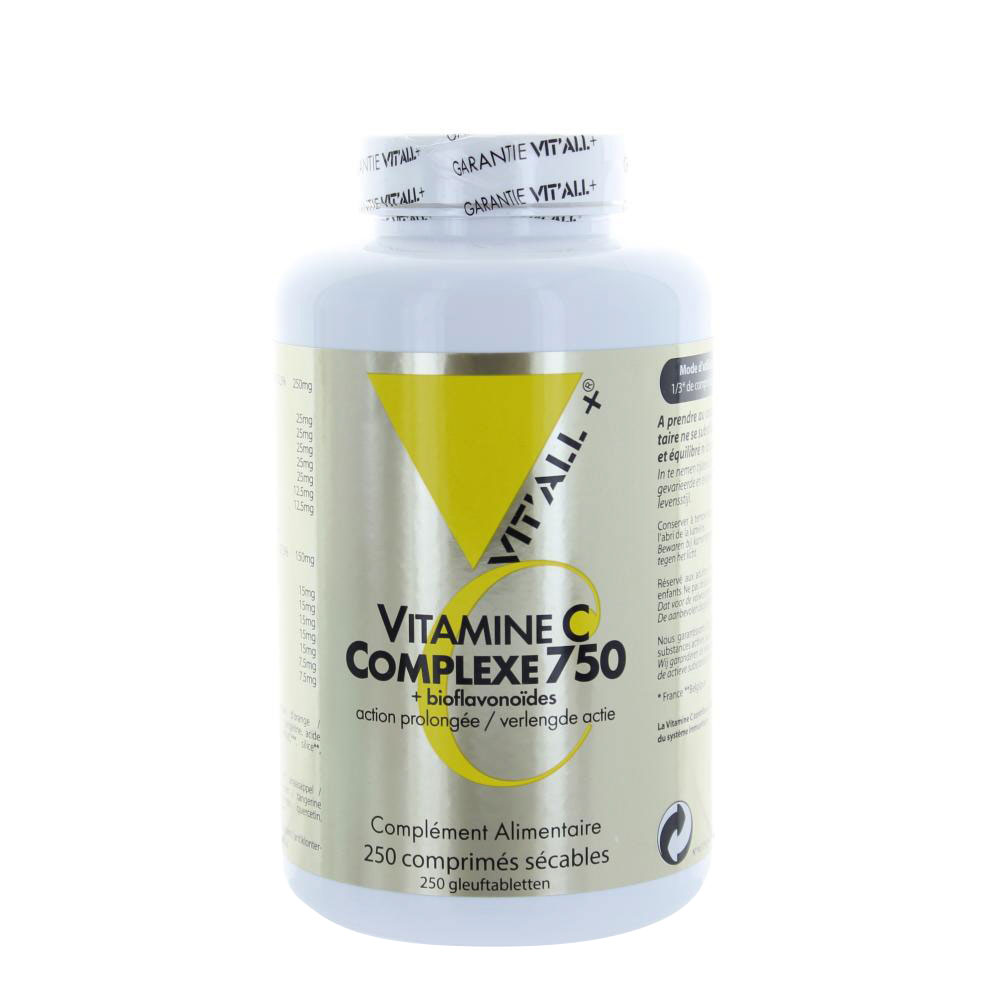 Vit'All+ Vitamin C complex with 750 bioflavonoids 250 tablets