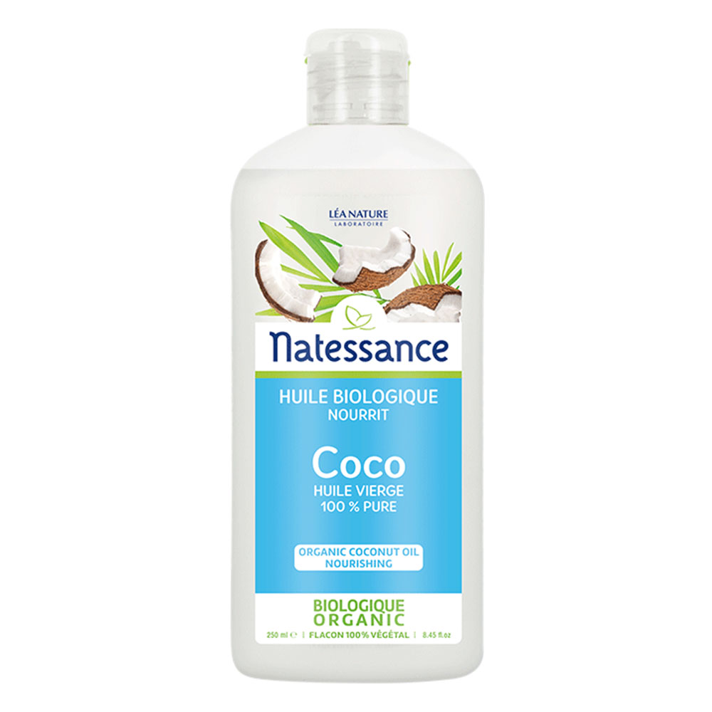 Natessance Organic coconut oil 100% pure 250 ml