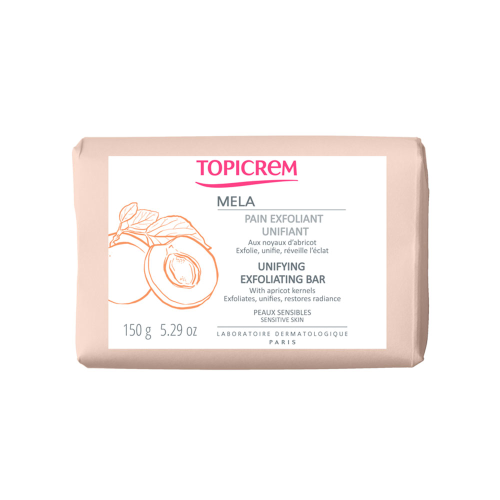 Topicrem Mela Unifying Exfoliating Soap Bar 150g