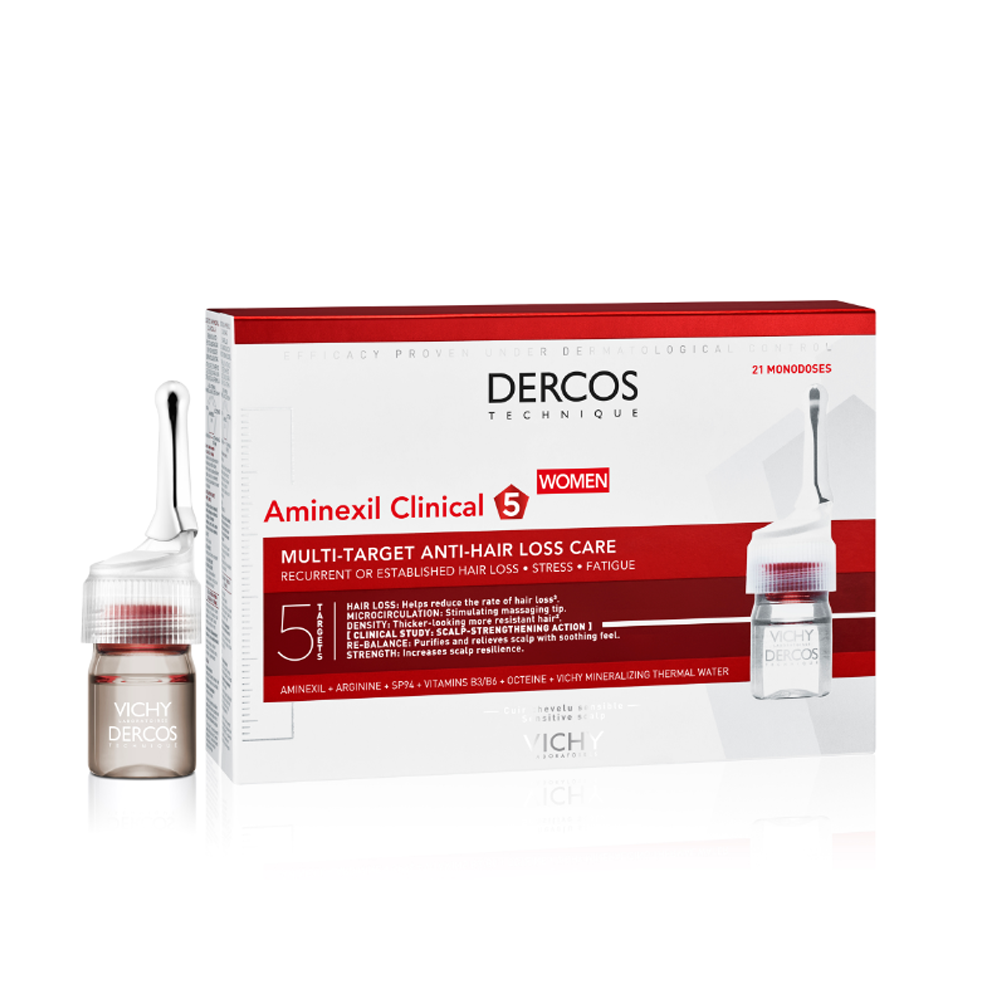 Vichy Dercos Aminexil Clinical 5 Women Hair Loss 21x6ml 21x6ml