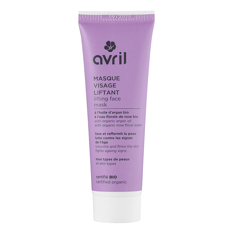 Avril Lifting mask with argan oil and organic rose water 50ml