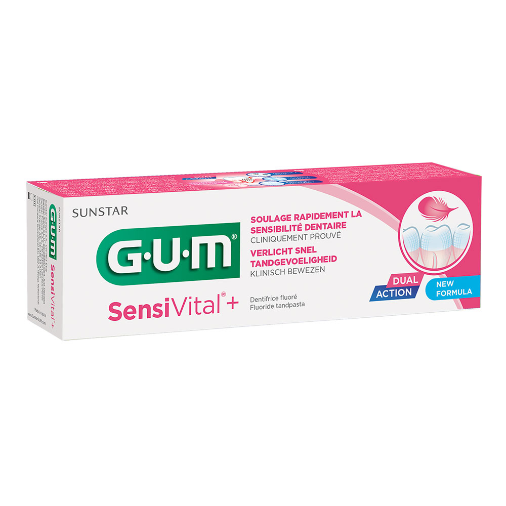 Gum Sensivital + sensitive toothpaste 75 ml