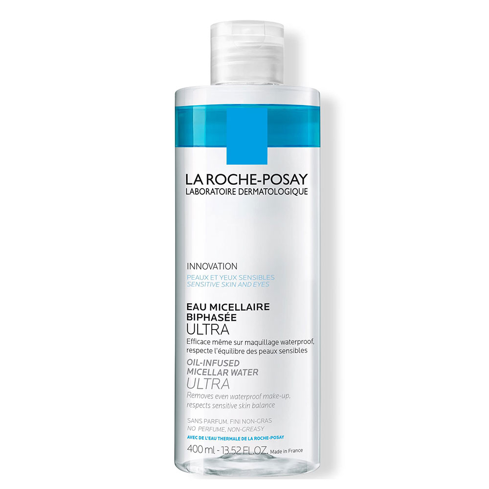 La Roche-Posay Physiological hygiene Ultra Biphasic Micellar Water Visage yeux waterproof 400ml