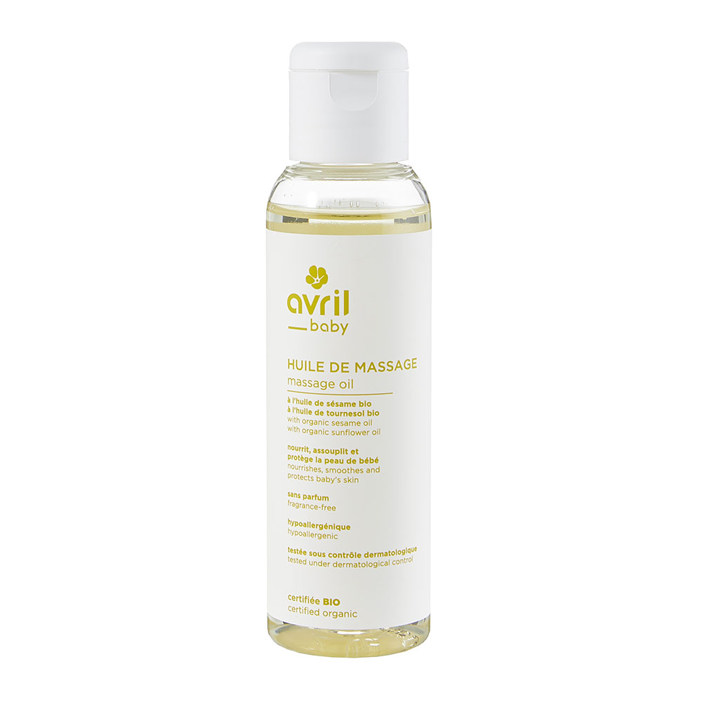 Avril Massage oil with sesame oil and organic sunflower oil Baby 100ml