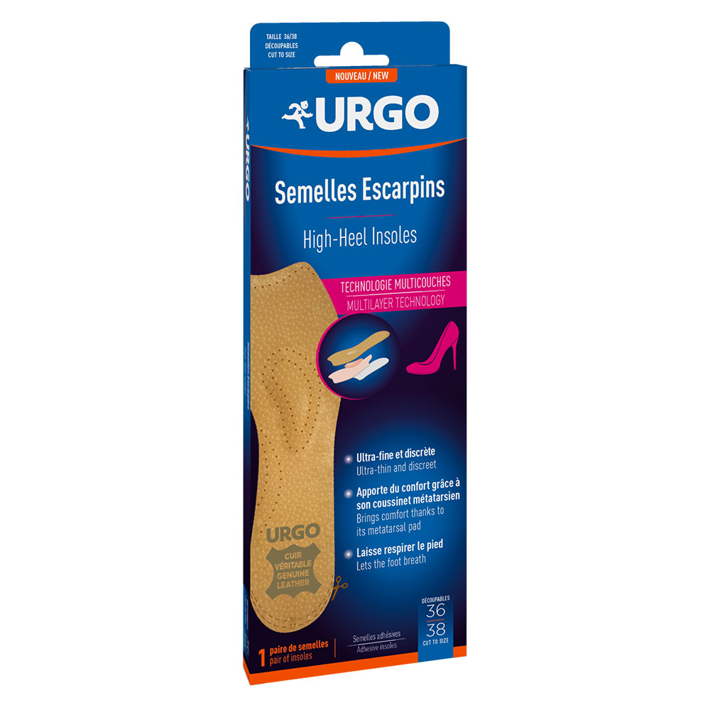 Urgo Court Shoe Soles 1 Pair