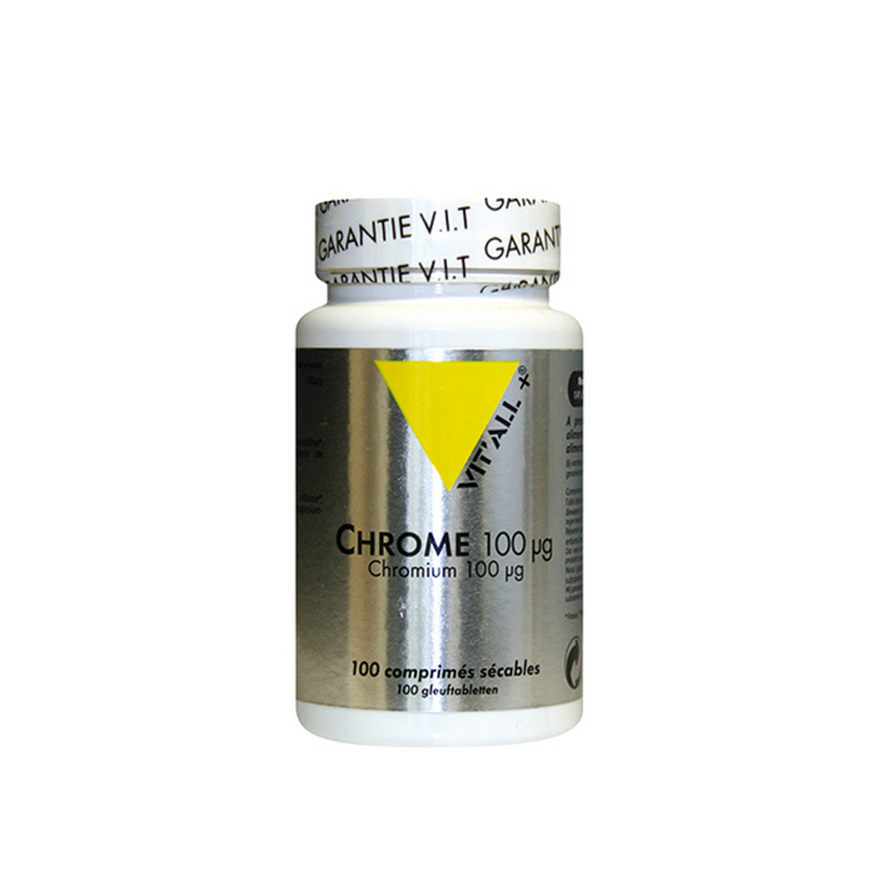 Vit'All+ Chromium 100µg 100 Tablets