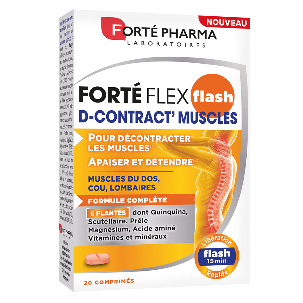 Forté Pharma Forté Flex D-Contract Muscle Flash 20 tablets