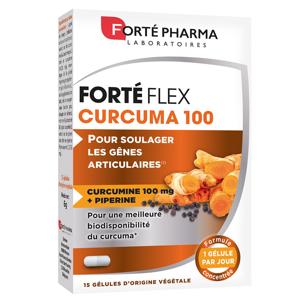 Forté Pharma Forté Flex Joint comfort turmeric 100 15 capsules