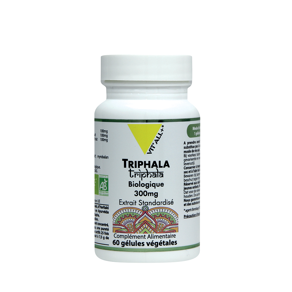 Vit'All+ Triphala Bio 300mg Standardised Extract 60 capsules